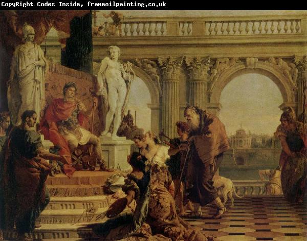 Giovanni Battista Tiepolo Maeccenas Presenting the Liberal Arts to Augustus